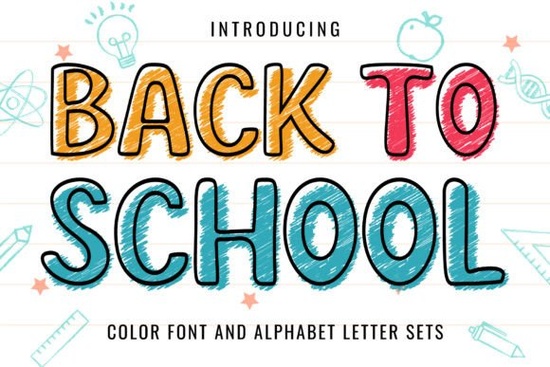 Back to School Font